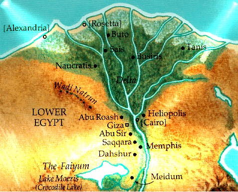 Karte gypten