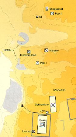 Karte Sakkara